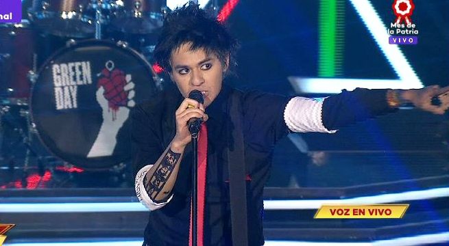 Imitador de Billie Joe Armstrong cantó 