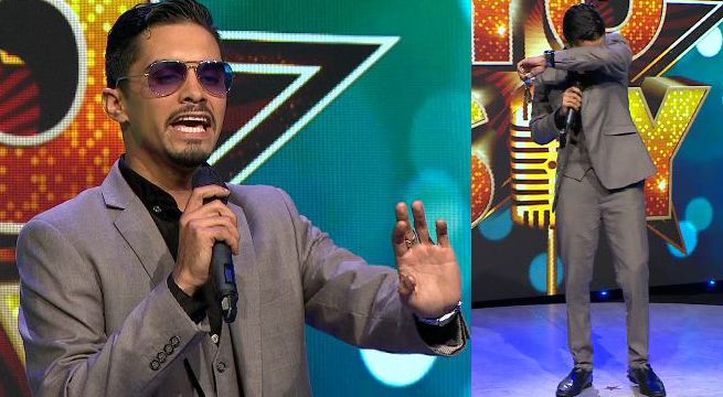 Imitador de Marc Anthony lloró de emoción luego de pasar de etapa