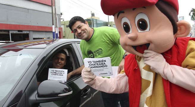 “El Checho” Ibarra comprometido con la campaña de Seguridad Vial “Yo respeto las reglas del juego”