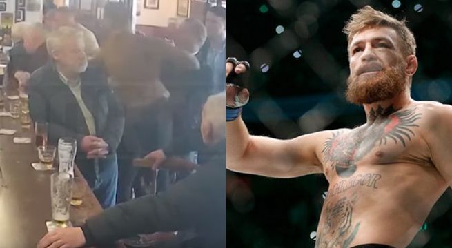 Conor McGregor atacó a un anciano porque se negó a aceptar un vaso de whisky