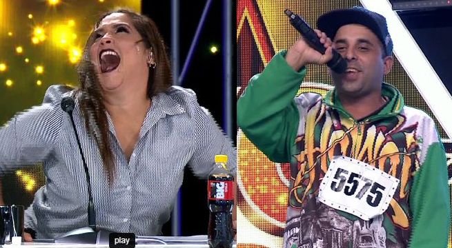Imitador de Don Chezina puso a bailar y cantar a Katia Palma