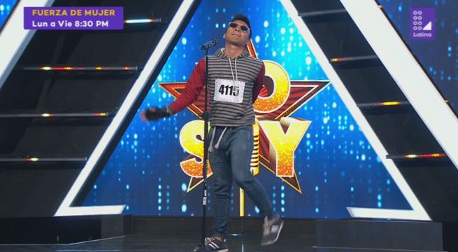 El imitador de Miguel Abuelo sorprendió todos con sus pasos de baile