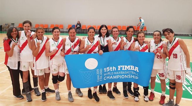 Perú consiguió la medalla de bronce en el Mundial de Maxibasket