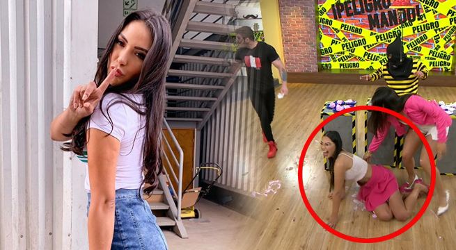 Lesly Reina sufrió una terrible caída en el set de Mujeres al Mando [VIDEO]