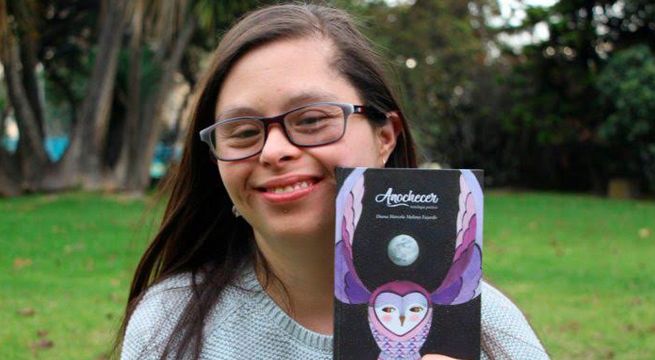 Escritora con síndrome de Down llega a Lima para presentar su primer libro