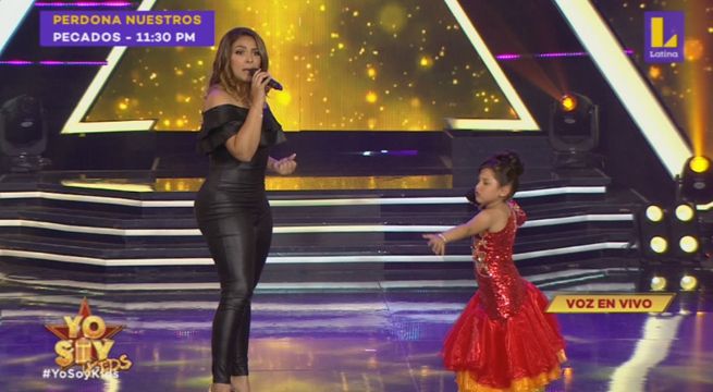 La imitadora de Rocío Dúrcal cantó “Ya te olvidé”