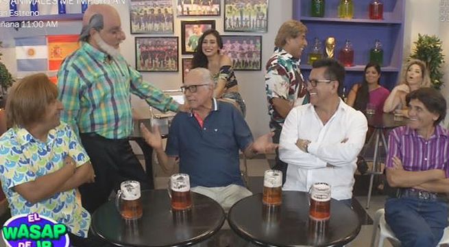 El Tío Lisuratás recibió a ‘Los Chistosos’ en el Bar Pídalo con Rima