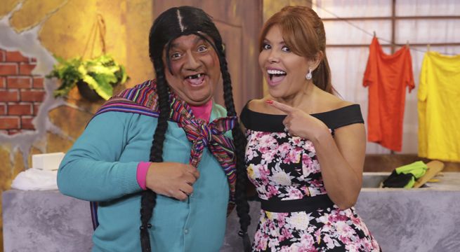 La Paisana Jacinta y Magaly Medina se dieron de alma en la lavandería