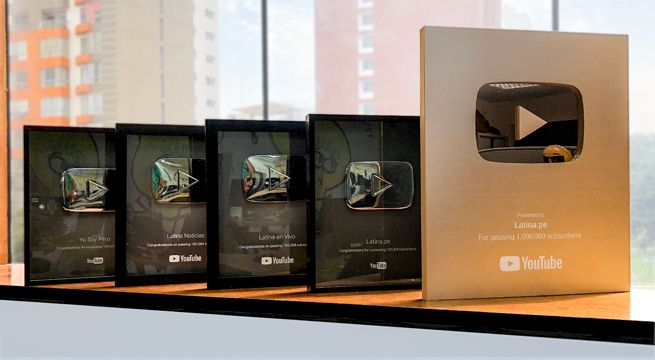 Latina es el primer medio de comunicación en llegar al millón de suscriptores en Youtube