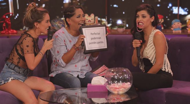 Tunait: Ximena Hoyos y Andrea Luna jugaron a la ‘Boca loca’