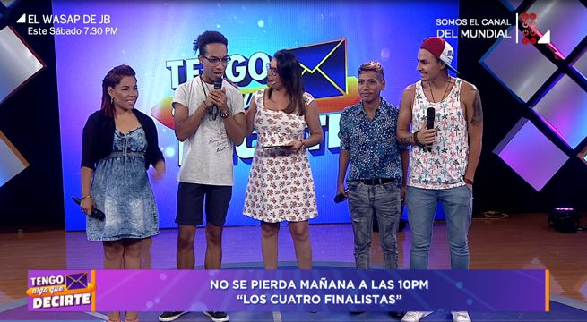 Los Cuatro Finalistas ponen delirar al público de Tengo Algo Que Decirte