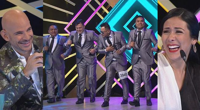 Imitadores de El Grupo 5 le puso sabor a la noche al cantar el 