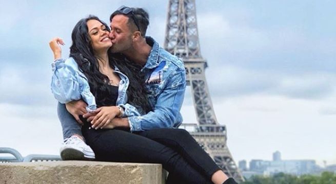 Mayra Goñi y Fabio Agostini disfrutan de sus amor en tierras europeas
