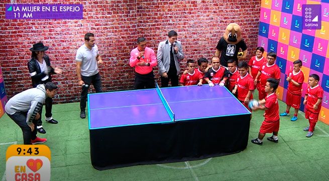 Selección peruana de talla baja se presentó en el ‘Checho Challenge’