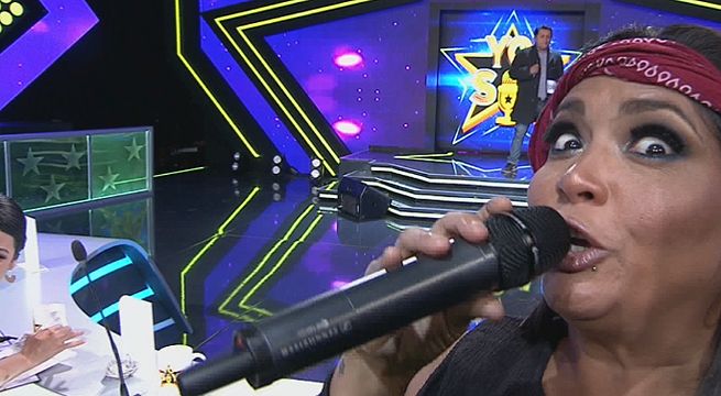 El imitador de Víctor Dávila cantó a dúo con Katia Palma