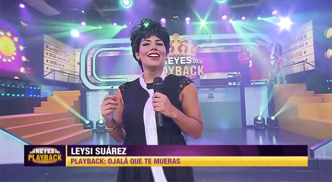 Leysi Suárez ingresó a Los Reyes del Playback para demostrar su talento