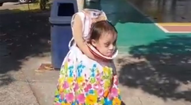 Niña sin cabeza se convierte en el viral más tenebroso de Halloween