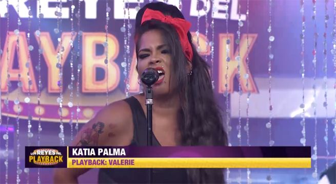 Katia Palma se caracterizó de Amy Winehouse para ganar la corona