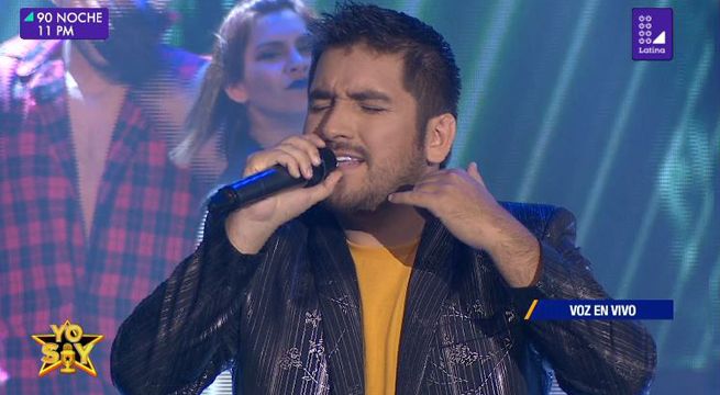 Imitador de Jesús Navarro de Reik cantó “Me niego” en la jornada de este lunes