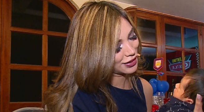 Paula Manzanal se emocionó hasta las lágrimas al presentar a su pequeño Valentino