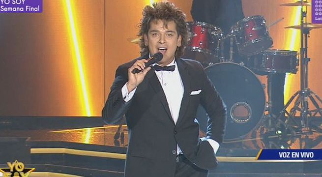 Imitador de Luis Miguel se mandó con un tremendo tema en la Semifinal