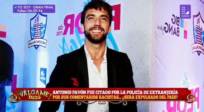 Antonio Pavón fue citado por la Policía de Extranjería debido a sus comentarios racistas