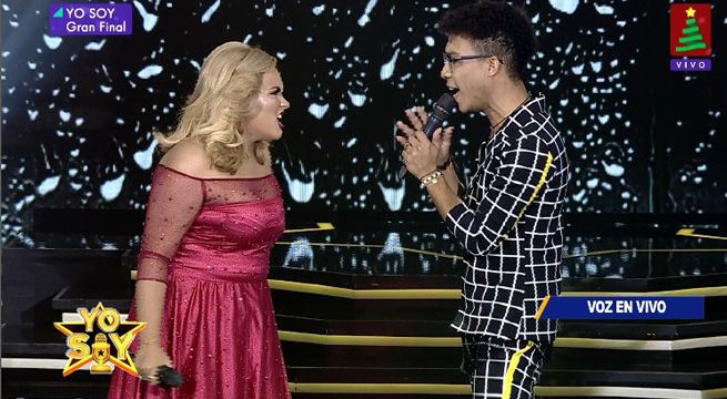 Imitadora de Adele cantó 