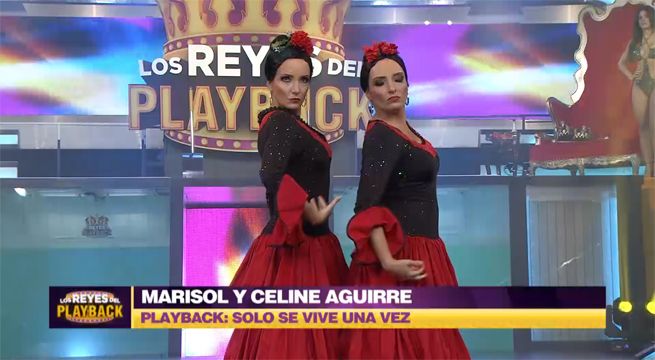 Las hermanas Aguirre llegaron a la final de Los Reyes del Playback