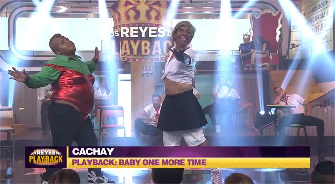 Cachay realizó la última presentación de la temporada en Los Reyes del Playback