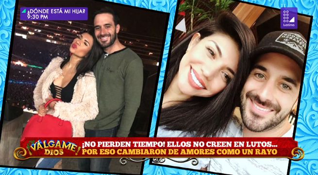 ¡No pierden tiempo!: Ellos no creen en lutos... por eso cambiaron de amores como un rayo