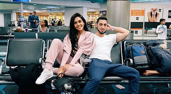 Así recibió Vania Bludau el Año Nuevo en República Checa junto a su novio