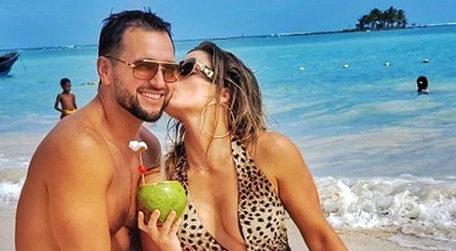 Alejandra Baigorria y las románticas fotos de sus vacaciones en Colombia