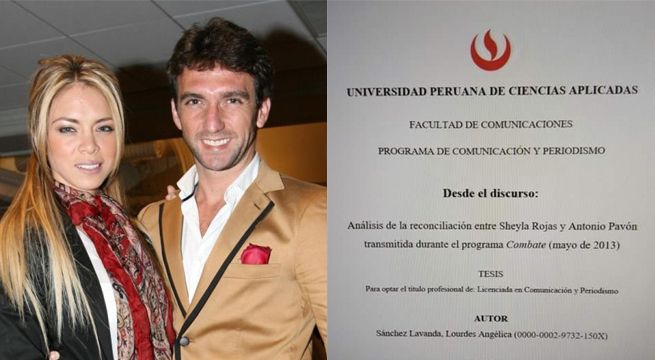 Asesor que aprobó la tesis acerca de Sheyla Rojas y Antonio Pavón se pronuncia en las redes