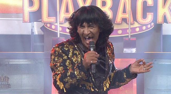 Mondonguito se ganó la ovación del público al hacer este divertido playback