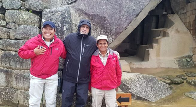 Robert De Niro disfrutó de un paseo en Machu Picchu