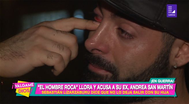 Sebastián Lizarzaburu llora y acusa a Andrea San Martín de no dejarlo ver a su hija