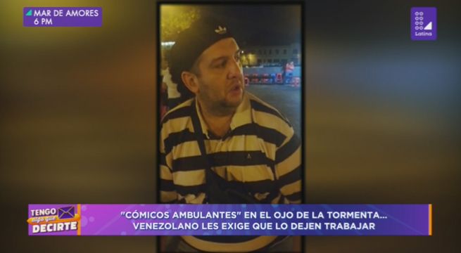 Venezolano acusa a los cómicos ambulantes de no dejarlo trabajar