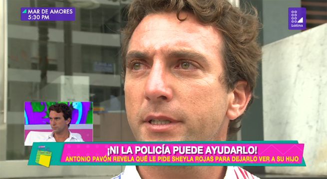 Antonio Pavón revela qué es lo que le pide Sheyla Rojas para poder ver a su hijo