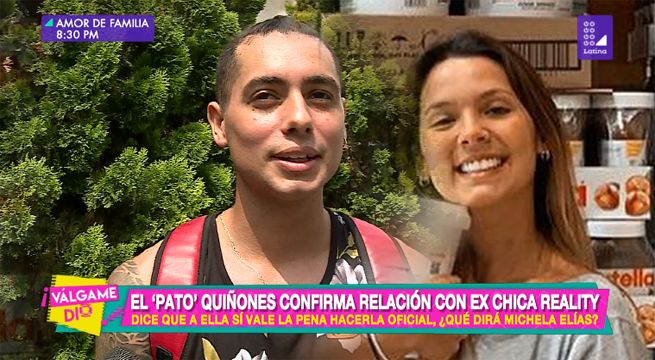 El 'Pato' Quiñones confirma su relación con ex chica reality