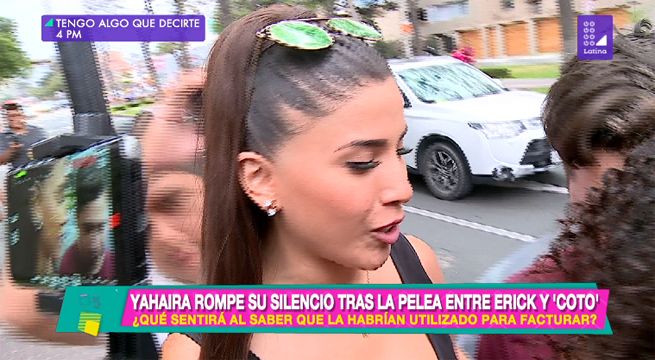 Yahaira Plasencia rompe su silencio tras la pelea entre Erick Sabater y Coto Hernández