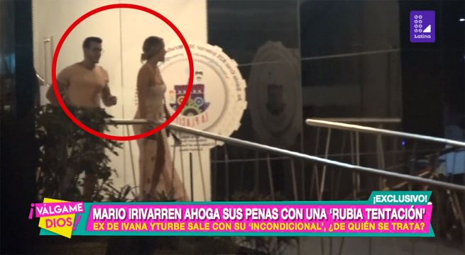 Mario Irivarren ahoga sus penas con una 'rubia tentación'