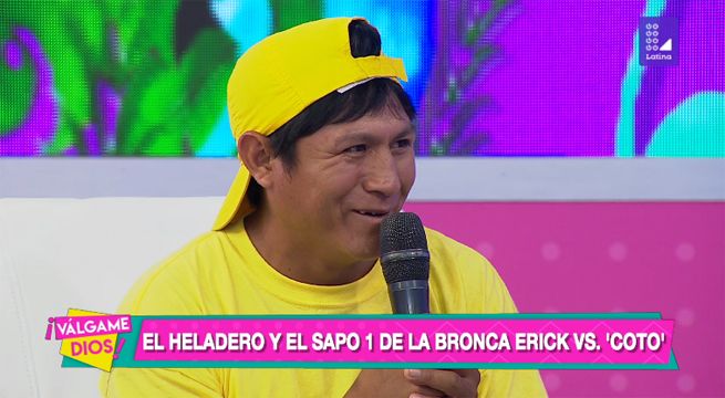 Heladero testigo de la pelea entre Coto y Sabater fue sorprendido por Válgame Dios