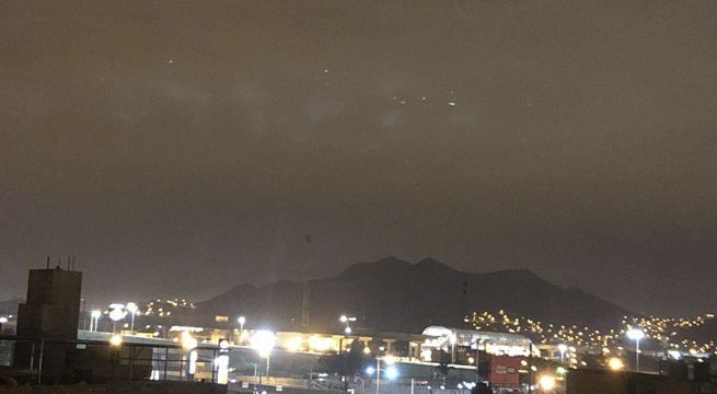 Extrañas luces aparecen en el cielo de Lima (Video)