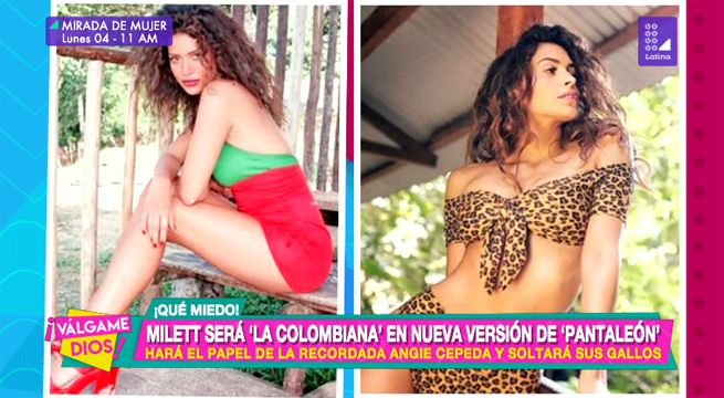 Milett Figueroa será 'La Colombiana' en nueva versión de 'Pantaleón y las visitadoras'