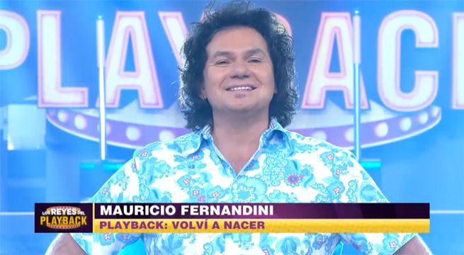 Mauricio Fernandini fue muy aplaudido por su presentación en la final