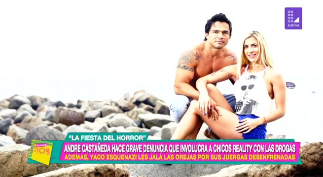 André Castañeda hace una fuerte denuncia que involucra a los chicos reality con las drogas