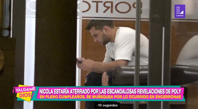 Nicola Porcella estaría aterrado por las escandalosas revelaciones de Poly Ávila