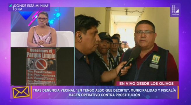 Municipalidad y Fiscalía hacen operativo contra la prostitución