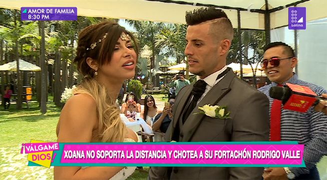 Xoana no soporta la distancia y chotea a su fortachón Rodrigo Valle