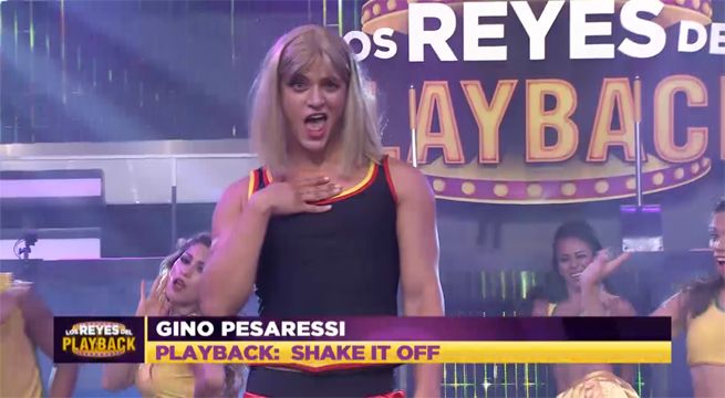 Gino Pesaressi fue la gran sorpresa de Los Reyes del Playback